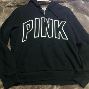 Victoria's Secret PINK Black Zip-Up Jacket